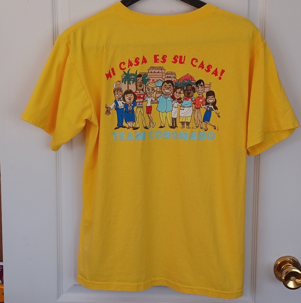 DISNEY'S CORONADO SPRINGS RESORT "DIA DE CORONADO" AUGUST 2008 TEAM T-SHIRT MED